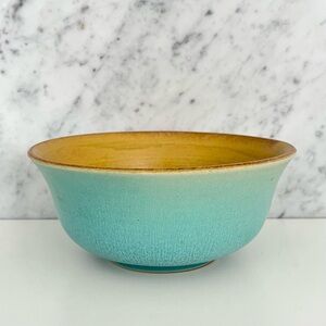 Ceramic Asian Style Bowl from Hong Kong’s Goods Of Desire G.O.D., Turquoise Blue